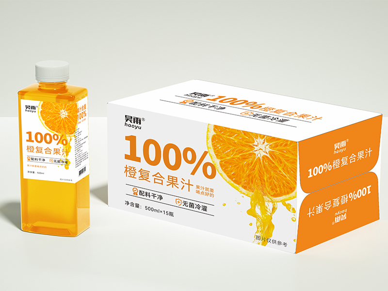 百分百橙复合果汁500ml