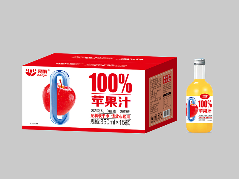 百分百苹果汁350ml