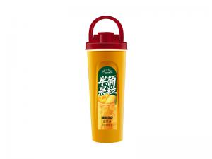 圆杯手提半桶果粒芒果汁