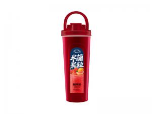 圆杯手提半桶果粒西柚汁