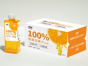 百分百橙复合果汁500ml