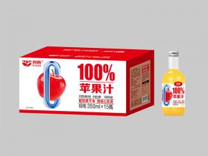 百分百苹果汁350ml