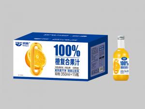 百分百橙复合果汁350ml