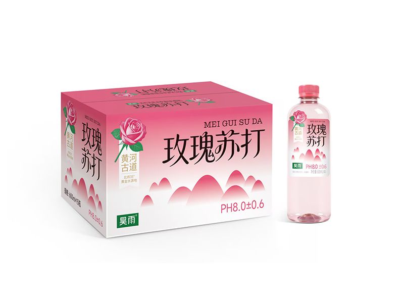 600ml苏打水玫瑰